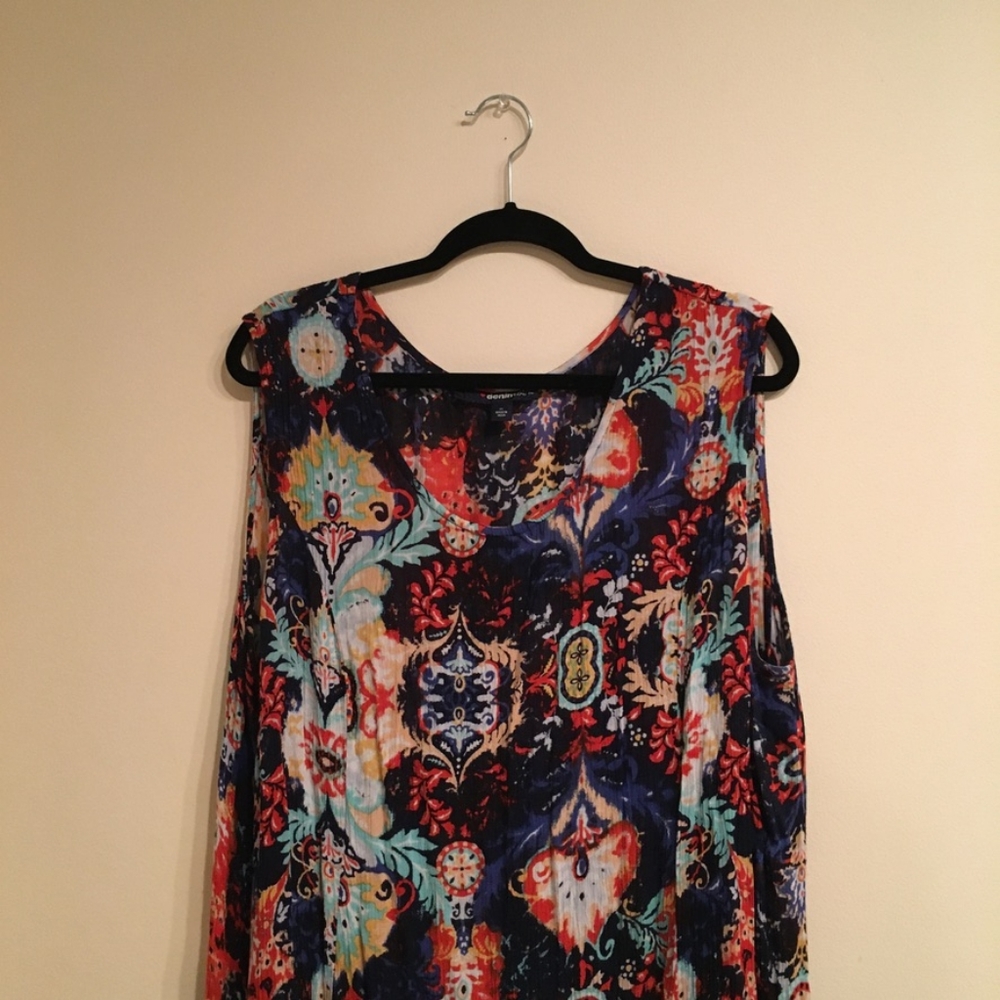 Denim 24/7 Colorful Maxi Dress
